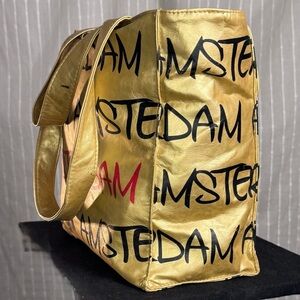 Robin Ruth Gold Amsterdam Tote Bag